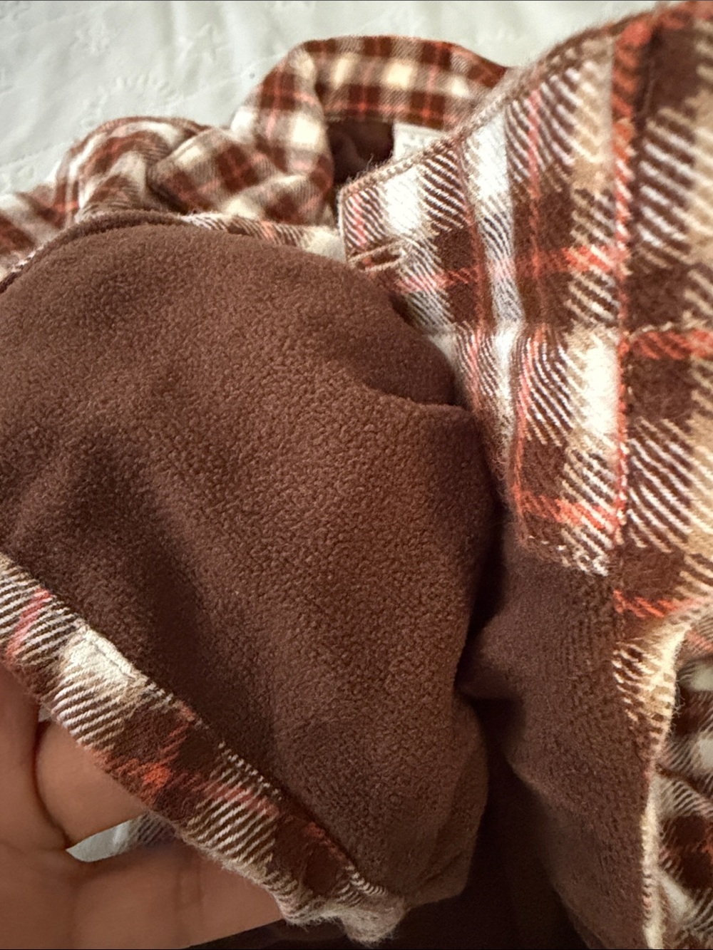 Baby thanksgiving'Gobble Gobble' top with Brown Plaid Shirt3-6 months - Picture 5 of 8
